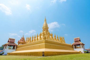 Pha Luang tapınak Vientiane, Laos, güzel mimari