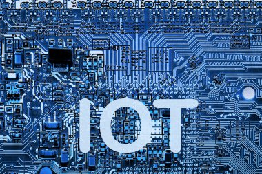 Abstract, Mainboard elektronik bilgisayar arka planı kapat. (Çok, şeylerin Internet)