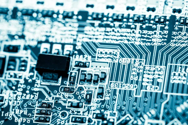 Abstract Mainboard Elektronik Bilgisayar Arka Planı Kapat Mantık Kurulu Cpu — Stok fotoğraf