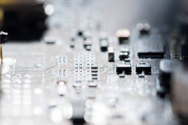 Abstract, Mainboard elektronik bilgisayar arka planı kapat. (mantık kurulu, cpu anakart, ana masa, sistem kartına, mobo)