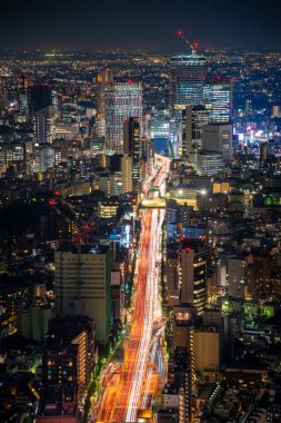Gece en güzel Viewpoint Tokyo, Japonya