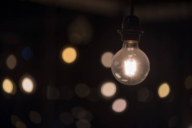 mum ışıkları bokeh arka plan bulanıklık.