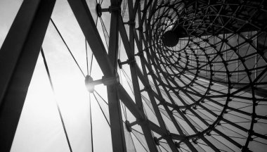 mimari siyah ve beyaz arka plan