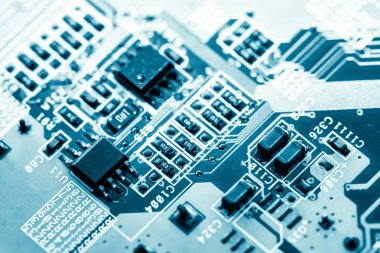 Abstract, Mainboard elektronik bilgisayar arka planı kapat. (mantık kurulu, cpu anakart, ana masa, sistem kartına, mobo)