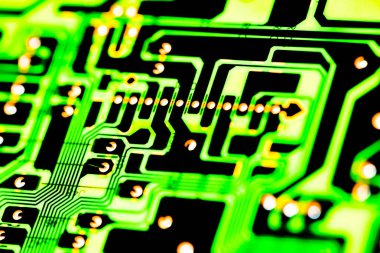 Abstract, Mainboard elektronik bilgisayar arka planı kapat. (Çok, şeylerin Internet)