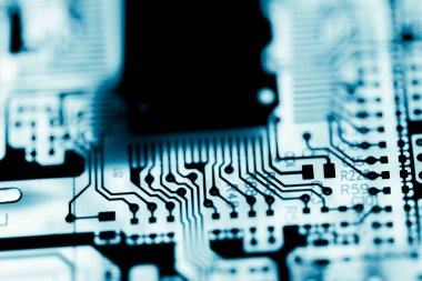 Abstract, Mainboard elektronik bilgisayar arka planı kapat. (mantık kurulu, cpu anakart, ana masa, sistem kartına, mobo)