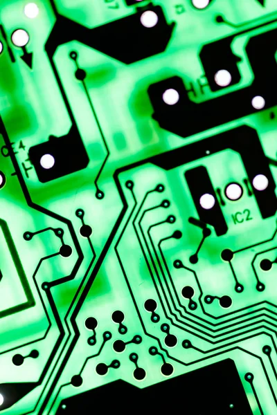 Abstrakt Närbild Lock Mainboard Elektronisk Datorbakgrund Bästa Säkerhet Internet — Stockfoto