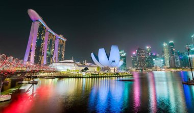 Gece şehir parkı, Singapur