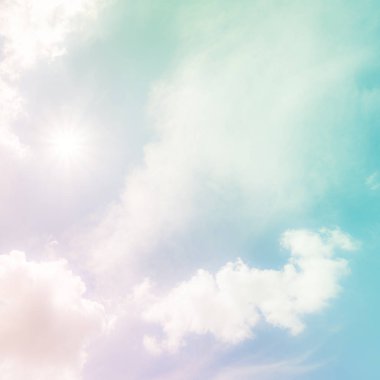 soyut gökyüzü renk tam, arka plan ile bulutlar