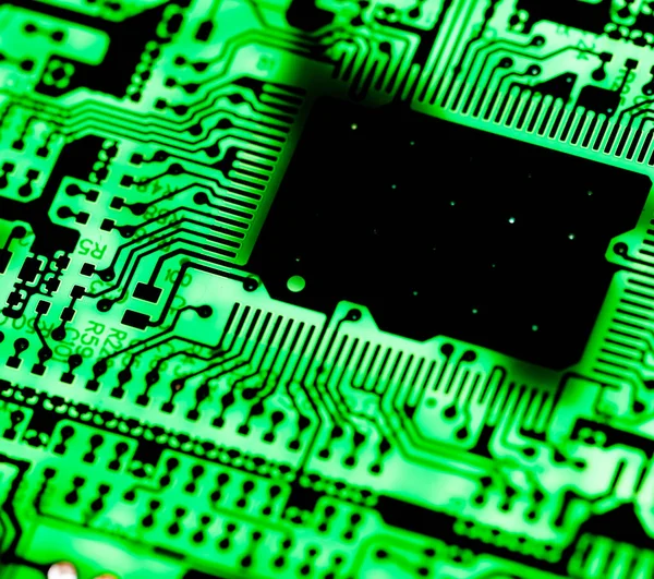 Abstract Close Mainboard Electronic Computer Background Logic Board Cpu Motherboard — Stock Photo, Image