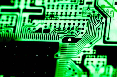 Özet olarak, anakart elektronik arkaplanı kapat. (mantık kartı, Cpu ana kartı, devre, sistem kartı, mobo)