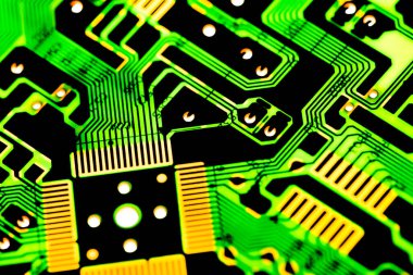 Özet olarak, anakart elektronik arkaplanı kapat. (mantık kartı, Cpu ana kartı, devre, sistem kartı, mobo)