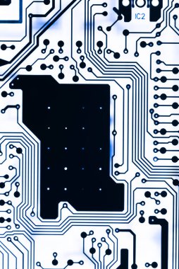 Özet olarak, anakart elektronik arkaplanı kapat. (mantık kartı, Cpu ana kartı, devre, sistem kartı, mobo)