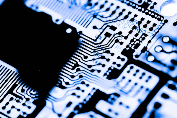 Özet olarak, anakart elektronik arkaplanı kapat. (mantık kartı, Cpu ana kartı, devre, sistem kartı, mobo)