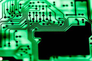 Özet olarak, anakart elektronik arkaplanı kapat. (mantık kartı, Cpu ana kartı, devre, sistem kartı, mobo)