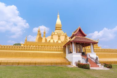 Vientiane, Laos 'taki en güzel Bakış Açısı Patuxay (Zafer Kapısı)