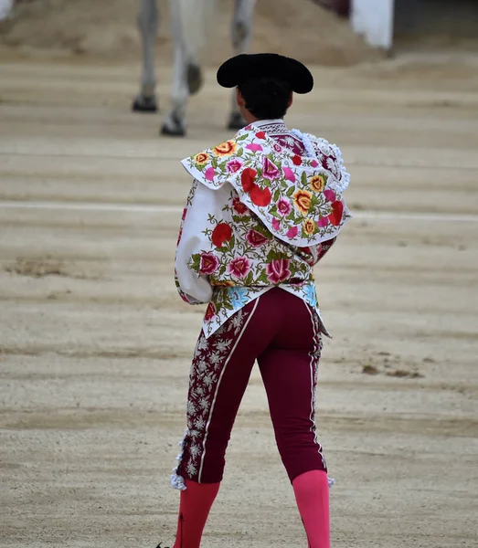 Toreo España Con Gran Toro — Foto de Stock