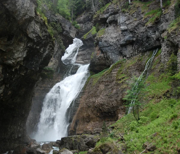 Cascata Nella Natura Spagna — Foto Stock