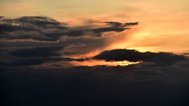 bulutlar ve gökyüzü İspanya'da