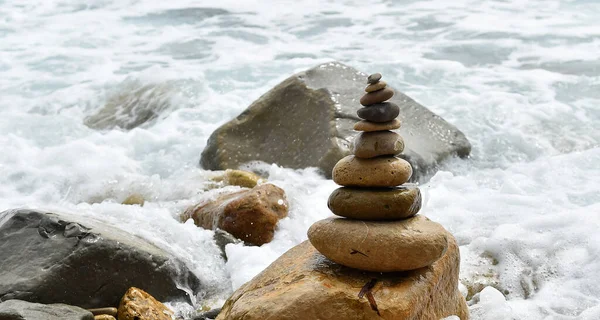 Tower Stones Beach — Stock Photo, Image