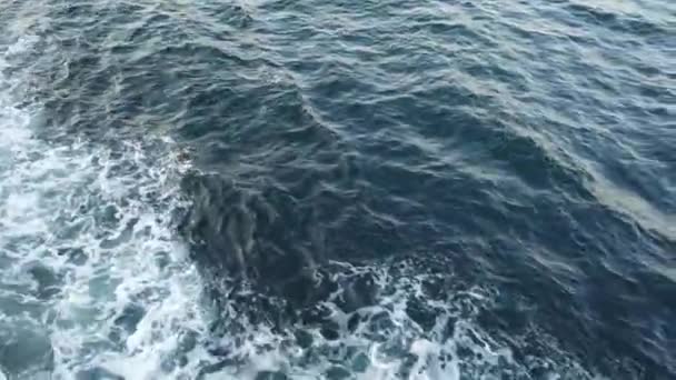 ヤロバ トルコ 2019年7月 夏の午後に船によって引き起こされる白い波 — ストック動画