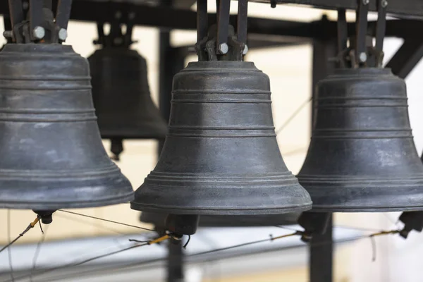 Church bell, several Church bells, bell ringing