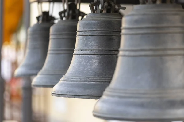 Church bell, several Church bells, bell ringing