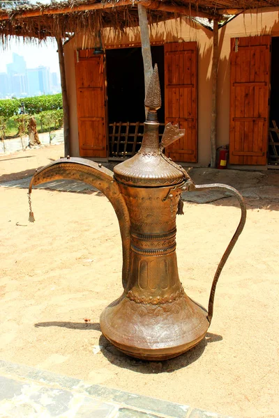 Monumento Bule Árabe Café Chá — Fotografia de Stock