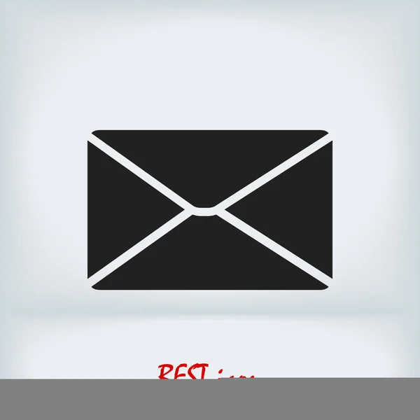 Mail Vektor Symbol Aktienvektor Illustration Flachen Design Stil — Stockvektor