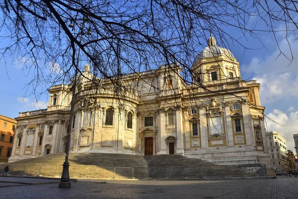 Basilica Mary Major Roma Nın Popüler Simgelerinden Biri — Stok fotoğraf