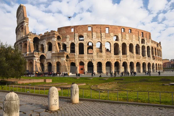 Colosseum Romában Olaszország — Stock Fotó