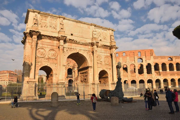 Arch Konstantin Rom Italien — Stockfoto