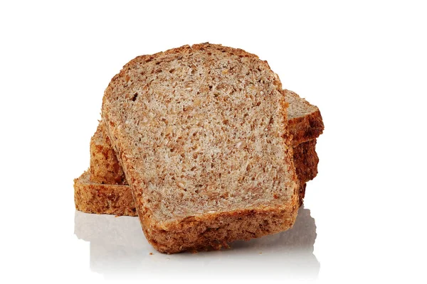 Four slices of bread — Stock Photo, Image