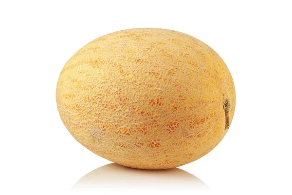 Melone auf weißem Hintergrund — Stockfoto