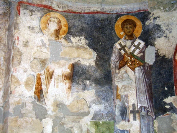 Christian fresk içinde St Nikolaos Kilisesi Mira, Türkiye'de