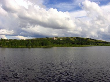 Güzel manzara Karkaralinsk, Kazakistan