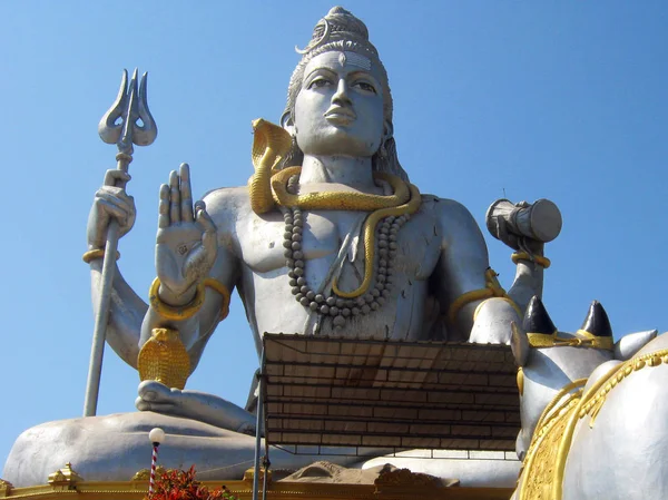 Statue Shiva Murudeshvar Karnataka Inde — Photo