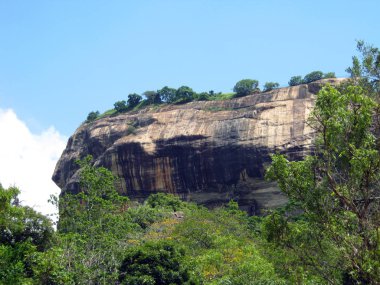 Sigiriya Kayası güzel görünümü, Sri Lanka 