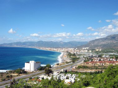 Alanya 'nın panoramik manzarası, Türkiye