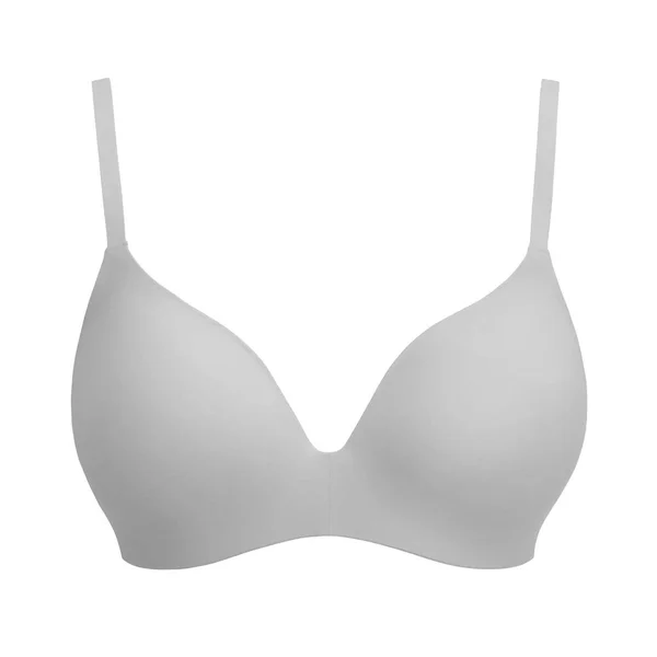 Reggiseno Push Sexy Seta Bianca Isolato Sfondo Bianco Costoso Indumento — Foto Stock