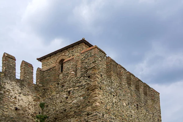 Eptapyrgio Pevnost Nebo Heptapyrgion Fort Byzantská Pevnost Leží Severo Východní — Stock fotografie