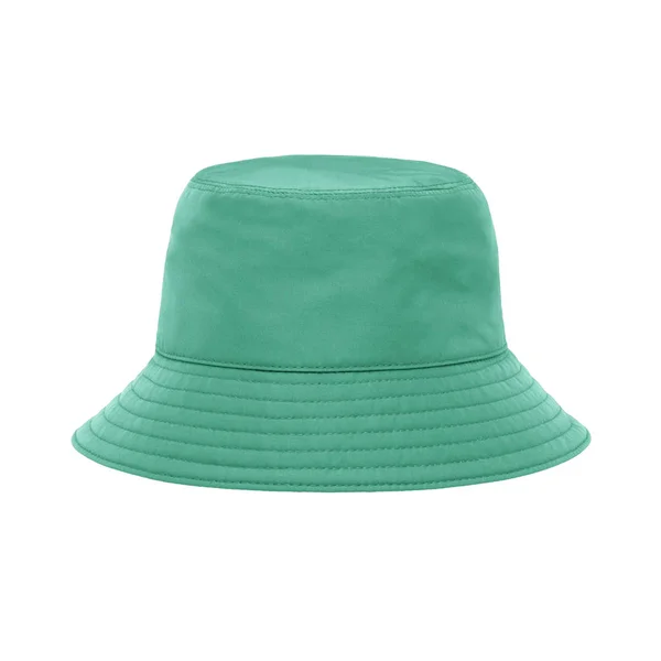Turquoise Wide Brimmed Hat Stylish Men Headwear Element Costume Fashion — Stock Photo, Image