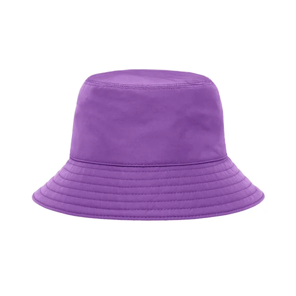 Chapéu Roxo Abas Largas Homens Elegantes Headwear Elemento Fantasia Tema — Fotografia de Stock