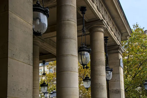 Colonnato Monumentale Marmo Dell Edificio Del Teatro Delle Arti Dello — Foto Stock