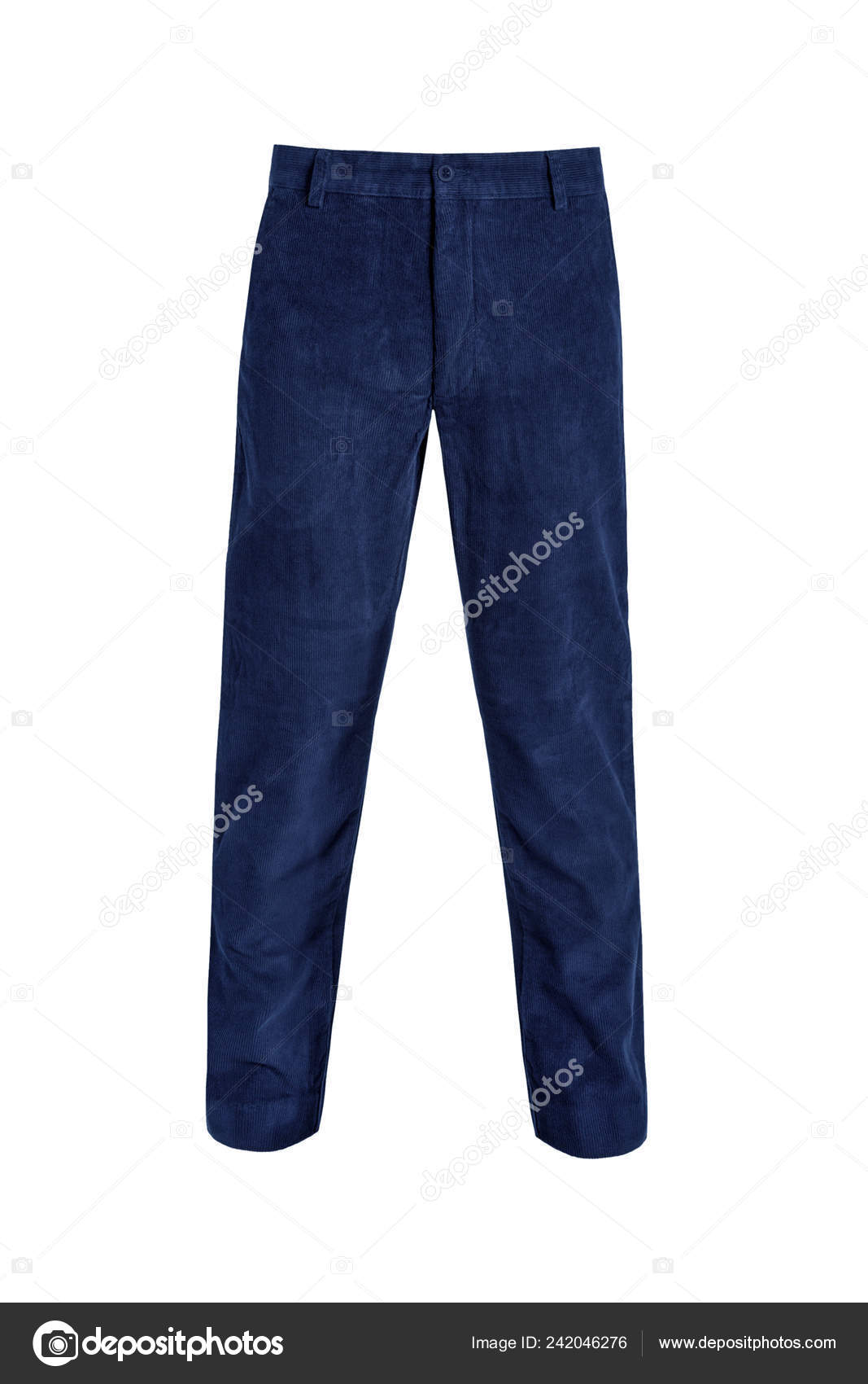 navy blue velour trousers