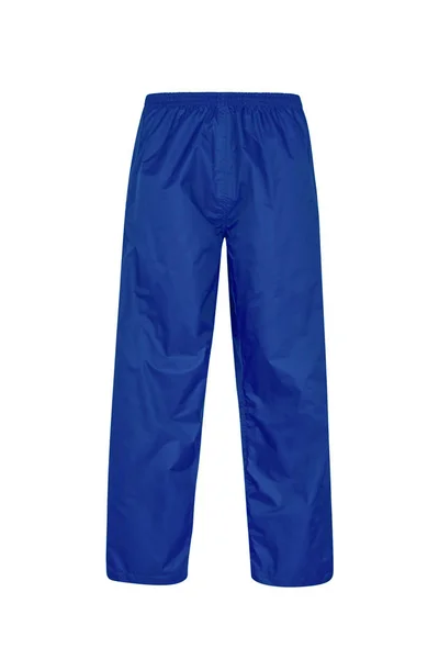 Blue Sports Sweatpants Isolated White Background — Stock Photo, Image