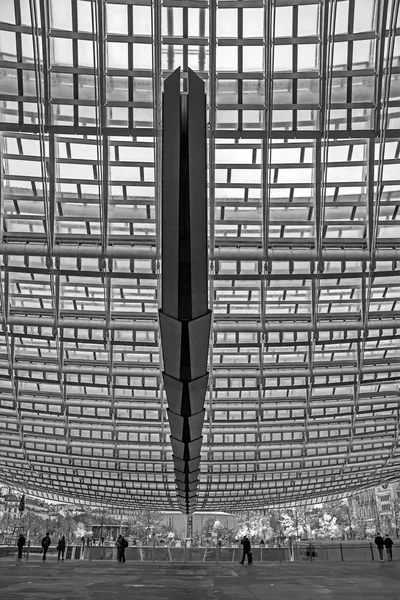 Paris Frankreich November 2018 Grandiose Metallkonstruktion Der Metrostation Les Halles — Stockfoto