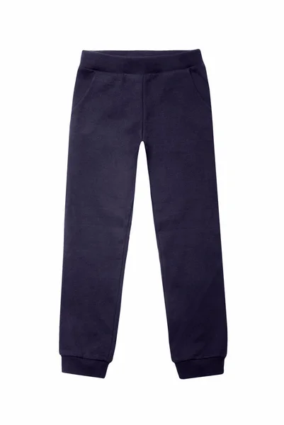 Pantalon Sport Violet Isolé Sur Fond Blanc — Photo