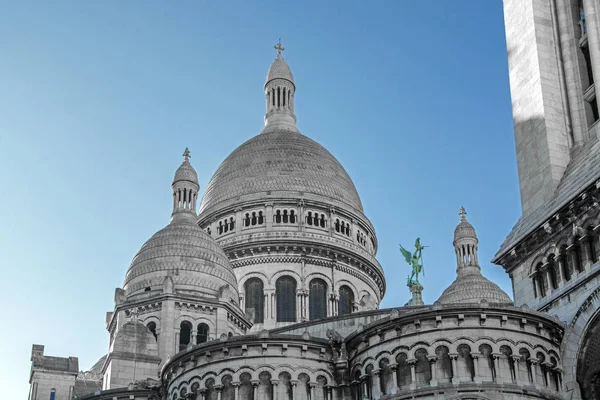 Sacre Coeur Basilikan Också Känd Som Basilica Sacred Heart Mot — Stockfoto