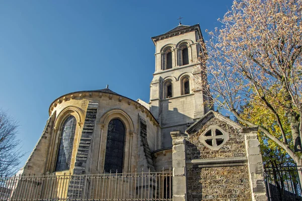 Kyrkan Saint Peter Montmartre Den Äldsta Överlevande Kyrkan Paris Frankrike — Stockfoto